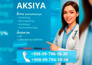 Aksiya! Bepul konsultatsiya Zilola Medical klinikasida — imkoniyatni qo‘ldan boy bermang!